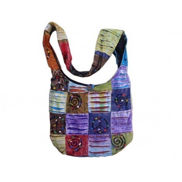 Nepal Cotton Bag - Fashion Bag - Shoulder Bag - Unisex Bag - SABG-05