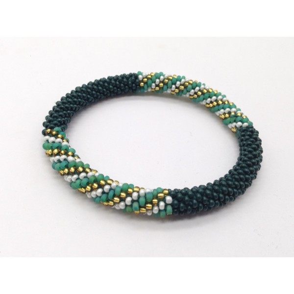 Fashion Beads Bracelets - Glass Beads Bracelets - Roll Bracelets - Made in Nepal - Handmade Bangles