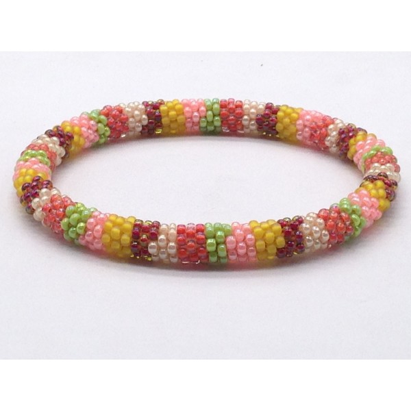 Nepal Beaded Bracelet: Premium Quality Glass Beaded Fashion Hand Bands