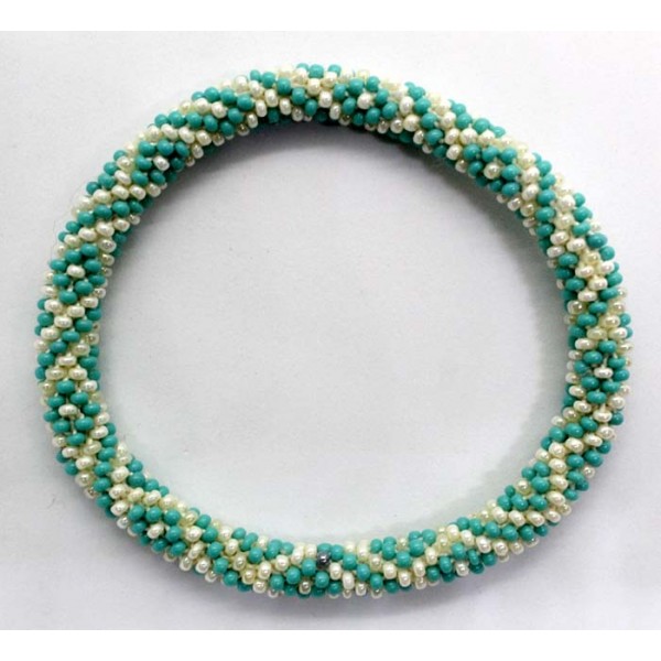 Ahana's Beads Bracelets - Glass Beaded Nepal Bracelets - Girls Fashion Bracelets - Jewelry - BD-138