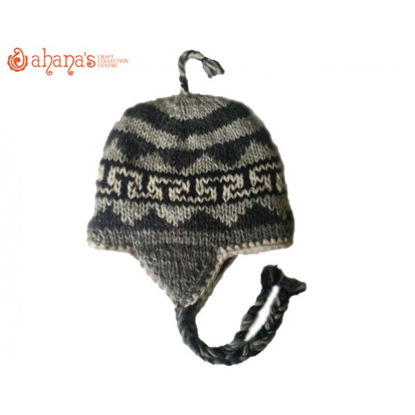 Woolen Knitted Hats - Winter Hat - Fashion Hat - Ear flip hat - Adult Hats - Kids Hat - Children Hat - WH-002