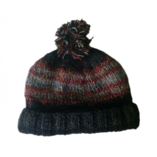 Woolen Hat Hand Knitted Winter Hat - Made in Nepal