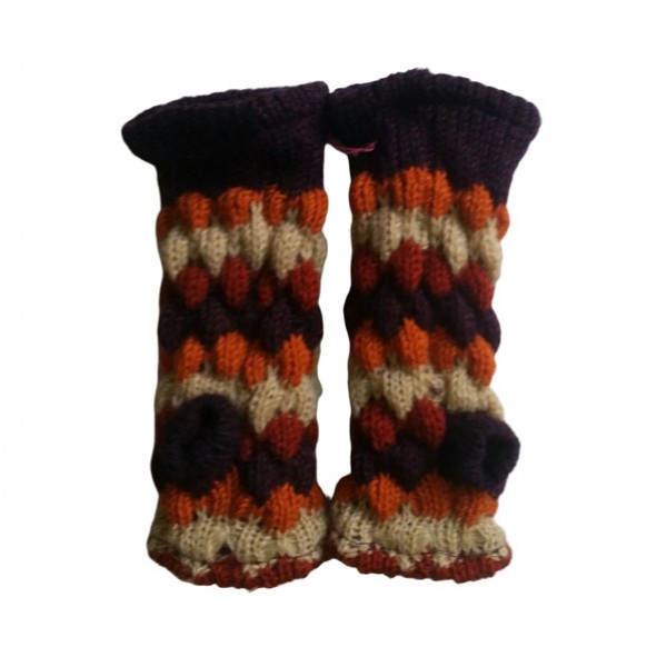 Woolen Hand Warmer - Knitted Warmer - Made in Nepal