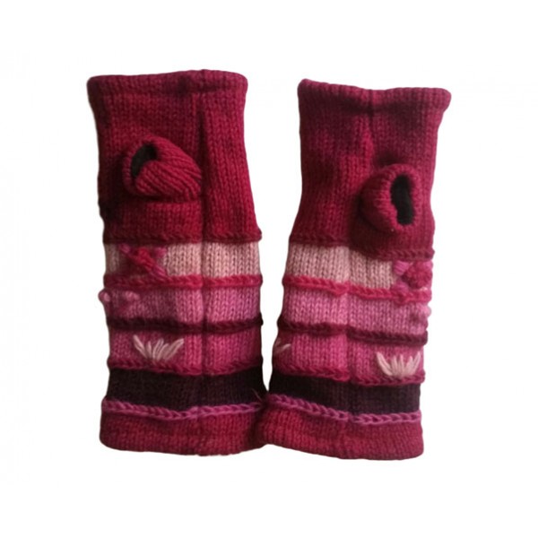 Woolen Hand Warmer - Knitted Warmer - Made in Nepal