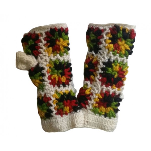 Woolen Hand Warmer - Knitted Warmer - Made in Nepal