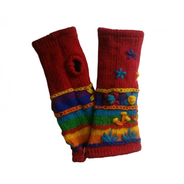 Woolen Hand Warmer - Knitted Warmer - Made in Nepal